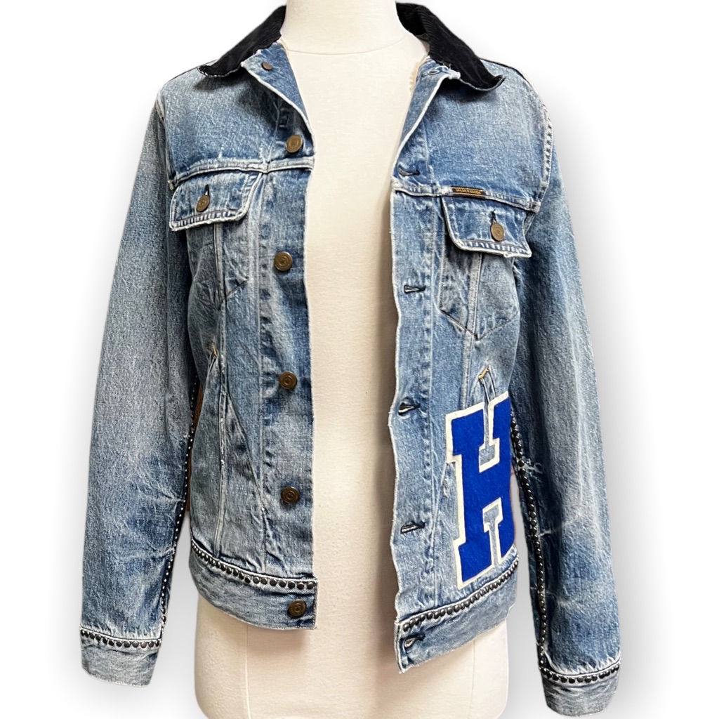 Golden Goose Jean Studs Details Jacket